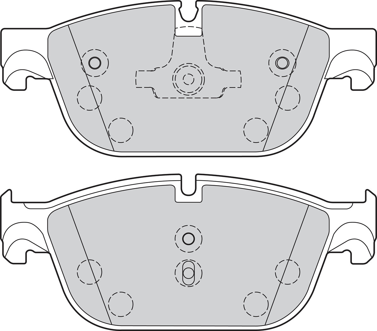 Jeu de 4 plaquettes de frein VALEO ref. 302135